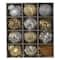 12ct. 4" Gold & Silver Shatterproof Luxe Ornament Set